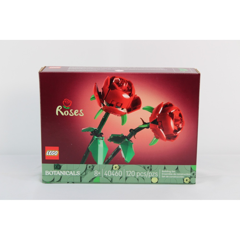 LEGO Botanicals Roses‎ 40460 Building Set 120 Pieces Red Flowers New Sealed